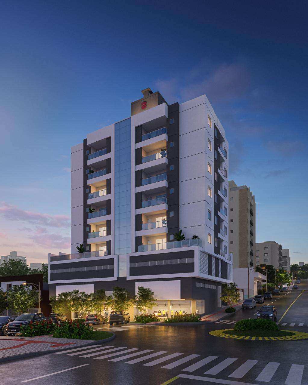 Apartamento à venda, no UNA VIA em São Miguel do Oeste, CENTRO, com 2 quartos, 76,00m²