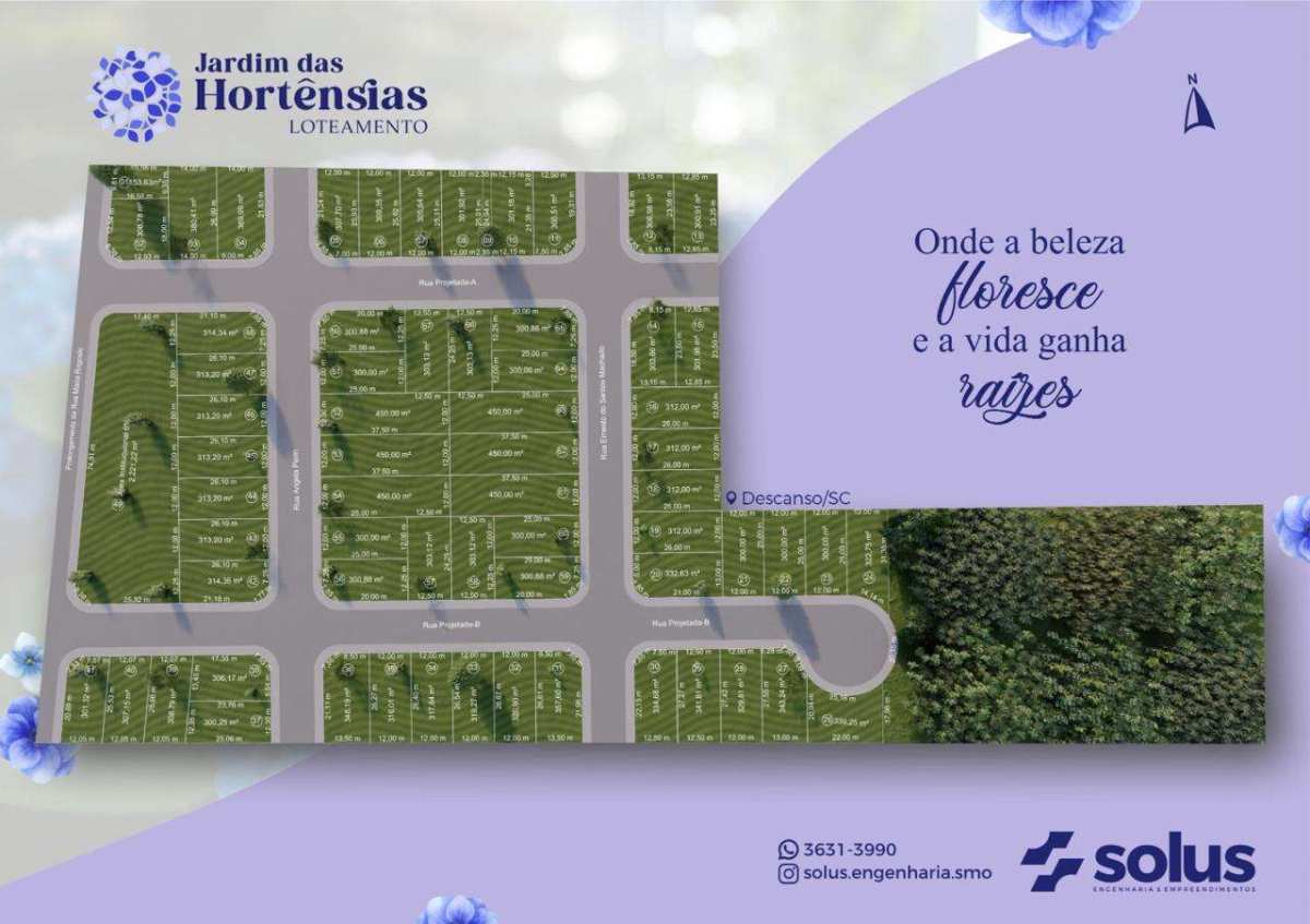 Terreno à venda em Descanso, 300,00m²